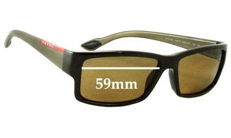 Replacement Lenses for Prada SPS05O 59mm by Sunglass Fix™